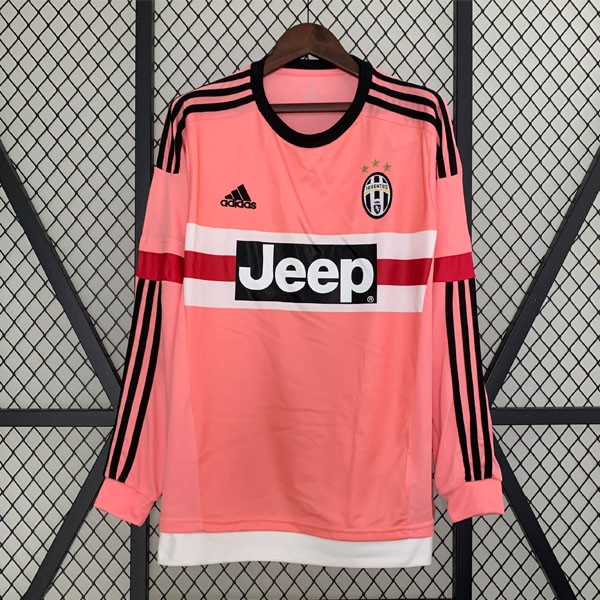 Tailandia Camiseta Juventus Segunda ML Retro 2015 2016